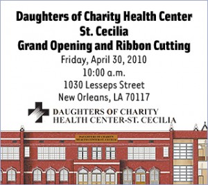 DCSNOInvite daughter of charity services, st. cecilia grand opening